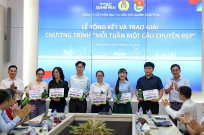 'Mỗi tuần một câu chuyện đẹp' - Lan tỏa văn hóa PTSC Quảng Ngãi