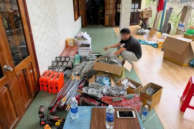Quảng Ngãi: Tạm giữ hàng trăm công cụ, linh kiện phục vụ chế tạo kích điện