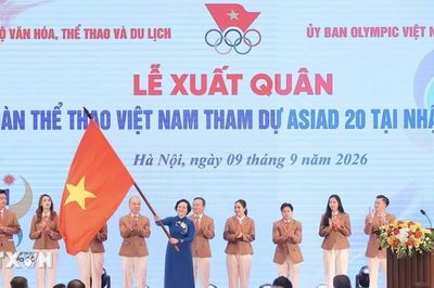Đoàn Thể thao Việt Nam xuất quân tham dự ASIAD 20 tại Nhật Bản