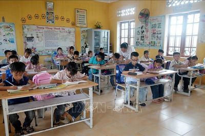 Thanh Hóa: Học sinh điểm trường Ngọc Đỉnh được bố trí trở lại học bình thường