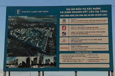 Hà Nội: Nhiều hạng mục bắt đầu được thi công tại Dự án Khu công nghệ cao sinh học