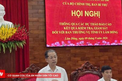 Đoàn Kiểm tra, giám sát số 240 làm việc với Ban Thường vụ Tỉnh ủy Lâm Đồng