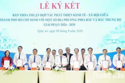 TP Hồ Chí Minh và các tỉnh phía Bắc, Bắc Trung Bộ mở rộng hợp tác giai đoạn 2026-2030