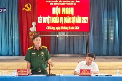 Chi Lăng, Ô Lâm và Vĩnh Gia xét duyệt nghĩa vụ quân sự năm 2027