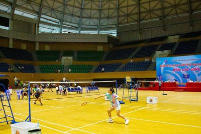 292 vận động viên tranh tài Giải cầu lông Đại hội Thể dục thể thao thành phố
