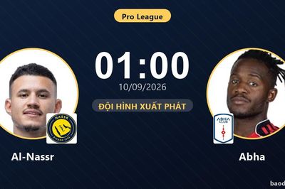 TRỰC TIẾPTrực tiếp Al-Nassr vs Abha: Trận đấu đang diễn ra