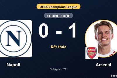 Arsenal giành trọn 3 điểm tại sân Maradona, Napoli trắng tay ngày mở màn Champions League