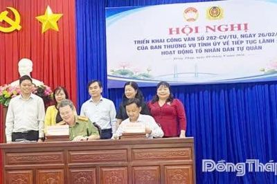 Đồng Tháp: Nâng cao hiệu quả hoạt động Tổ Nhân dân tự quản