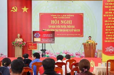 Ban Tuyên giáo Tỉnh ủy Lâm Đồng tập huấn kỹ năng số cho cán bộ cơ sở