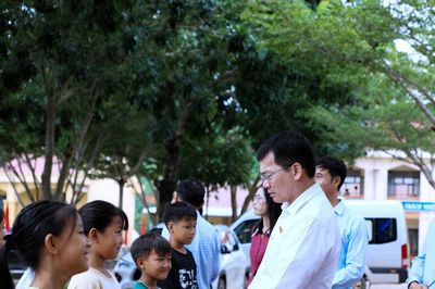 Đoàn ĐBQH Lâm Đồng khảo sát chương trình mục tiêu quốc gia tại Quảng Hòa