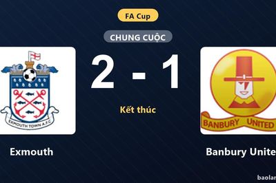 Exmouth đánh bại Banbury United 2-1 ở trận đá lại vòng loại FA Cup