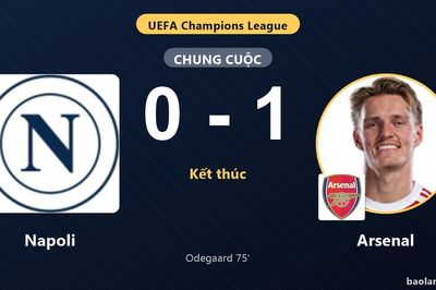 Odegaard gieo sầu cho Napoli, Arsenal khởi đầu thuận lợi ở Champions League