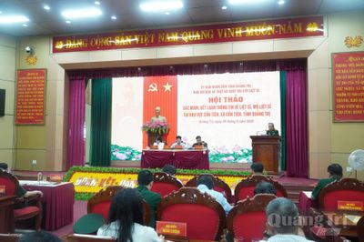 Hội thảo xác minh, kết luận thông tin về liệt sĩ, mộ liệt sĩ tại khu vực Cồn Tiên