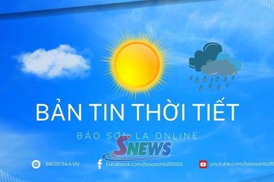 Dự báo thời tiết toàn tỉnh Sơn La ngày 10/9/2026
