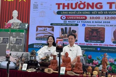 Hà Nội đưa sản phẩm OCOP, làng nghề lên 'gian hàng số' qua livestream