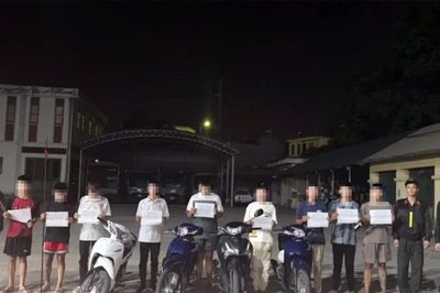 Ngăn chặn nhóm thanh thiếu niên mang hung khí gây rối trật tự
