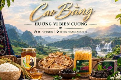 Tổ chức chương trình 'Cao Bằng - Hương vị biên cương' tại Hà Nội