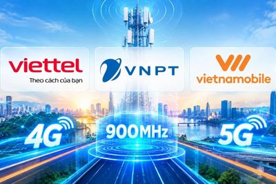 Ba nhà mạng chi hơn 3.000 tỷ đồng cho băng tần 900 MHz