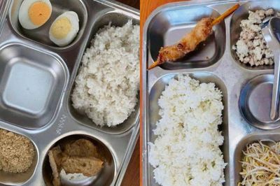 Khay cơm bán trú lèo tèo đã được nhiều người nhìn qua, sao vẫn đến tay trẻ?