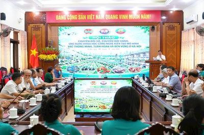 Kiến tạo mô hình VAC thông minh, xanh và bền vững ở Hà Nội