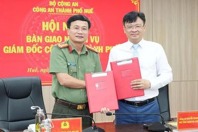 Đại tá Dương Văn Thoan phụ trách Công an TP Huế