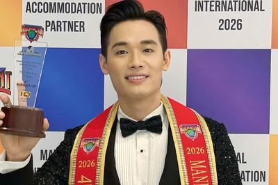 Trần Tiến Dũng đoạt Á vương 4 Manhunt International 2026