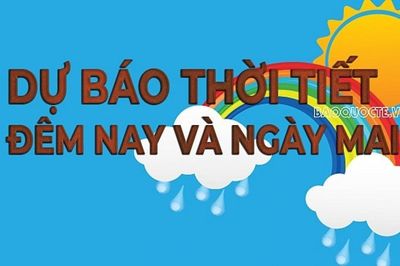 Dự báo thời tiết đêm hôm nay và ngày mai (11/9): Từ chiều tối đến sáng, Bắc Bộ, Thanh Hóa, phía Bắc Nghệ An mưa rào, dông rải rác, cục bộ mưa to