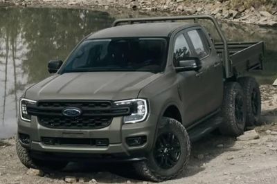 Ford Ranger phiên bản 6 bánh phục vụ quân đội