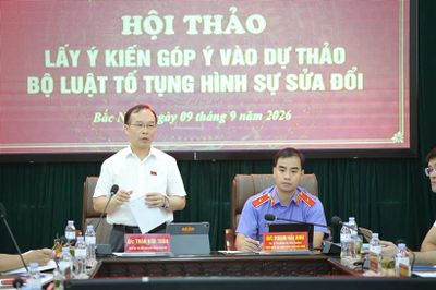 VKSND tỉnh Bắc Ninh tổ chức Hội thảo lấy ý kiến góp ý dự thảo Bộ luật Tố tụng hình sự (sửa đổi)