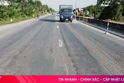 Quốc lộ 1 qua Hà Tĩnh xuống cấp, nguy cơ mất an toàn giao thông
