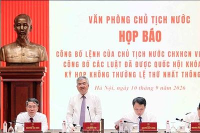 Công bố Lệnh của Chủ tịch nước về 15 luật: Khơi thông nguồn lực phát triển