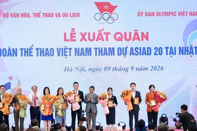 Đoàn thể thao Việt Nam xuất quân dự ASIAD 20, phấn đấu đạt từ 4 huy chương vàng