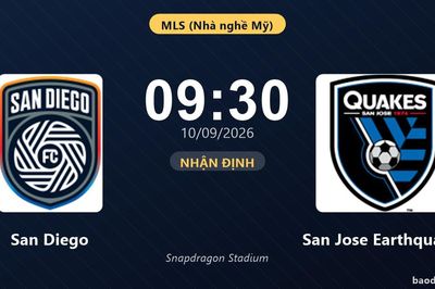 Nhận định San Diego vs San Jose Earthquakes: Điểm nóng cuộc đua tốp đầu