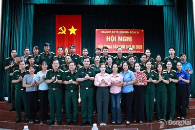 Binh đoàn 16 đối thoại dân chủ quý III năm 2026