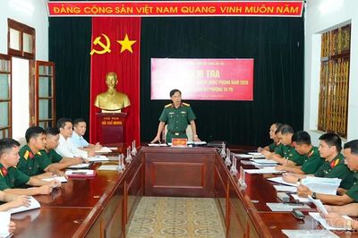 Kiểm tra toàn diện công tác quân sự, quốc phòng năm 2026 tại khu vực Sa Pa