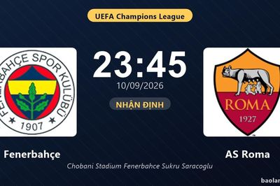 Nhận định Fenerbahçe vs AS Roma: Màn so tài của hai đội vào phom
