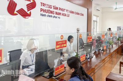 Ninh Bình nâng cao hiệu quả giải quyết thủ tục hành chính về đất đai