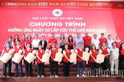 Phú Thọ hưởng ứng Ngày Sơ cấp cứu thế giới năm 2026