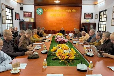 Lâm Đồng: Ban Thường trực Ban Trị sự Phật giáo tỉnh họp rà soát chuẩn bị Đại hội Phật giáo tỉnh lần I