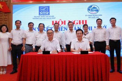 Xã Suối Hai: Tiếng Anh thành ngôn ngữ thứ 2 trong trường học