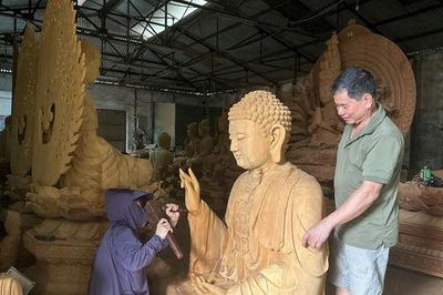 Làng nghề điêu khắc Nhân Hiền: Giá trị văn hóa trường tồn