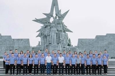 VKSND tỉnh Ninh Bình dâng hương tưởng niệm 10 nữ Liệt sĩ dân quân pháo phòng không Lam Hạ