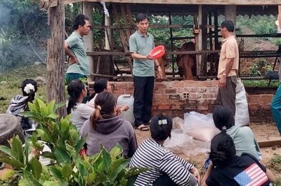 Khai giảng 2 lớp đào tạo nghề dành cho người dân xã Vĩnh Quang