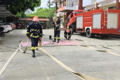 Huấn luyện định kỳ nghiệp vụ chữa cháy, cứu nạn, cứu hộ 6 tháng cuối năm