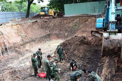 Tiếp tục quy tập 11 bộ hài cốt liệt sĩ tại Công viên Lê Thị Riêng