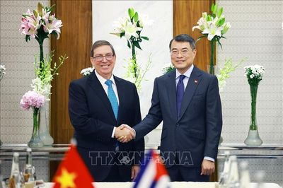Thủ tướng Lê Minh Hưng tiếp Bộ trưởng Ngoại giao Cuba