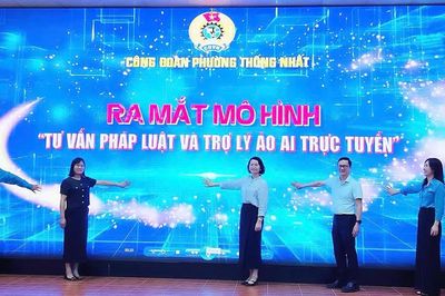 Ra mắt mô hình tư vấn pháp luật và trợ lý ảo AI Công đoàn trực tuyến