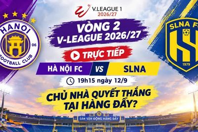 TRỰC TIẾP Hà Nội FC vs SLNA (19h15 ngày 12/9): Chủ nhà quyết thắng tại Hàng Đẫy?