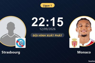 TRỰC TIẾPTrực tiếp Strasbourg vs Monaco: Hết hiệp 1, hòa 0-0