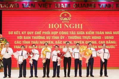 Kiểm toán Nhà nước ký quy chế phối hợp với Thái Nguyên, Tuyên Quang, Bắc Ninh và Cao Bằng